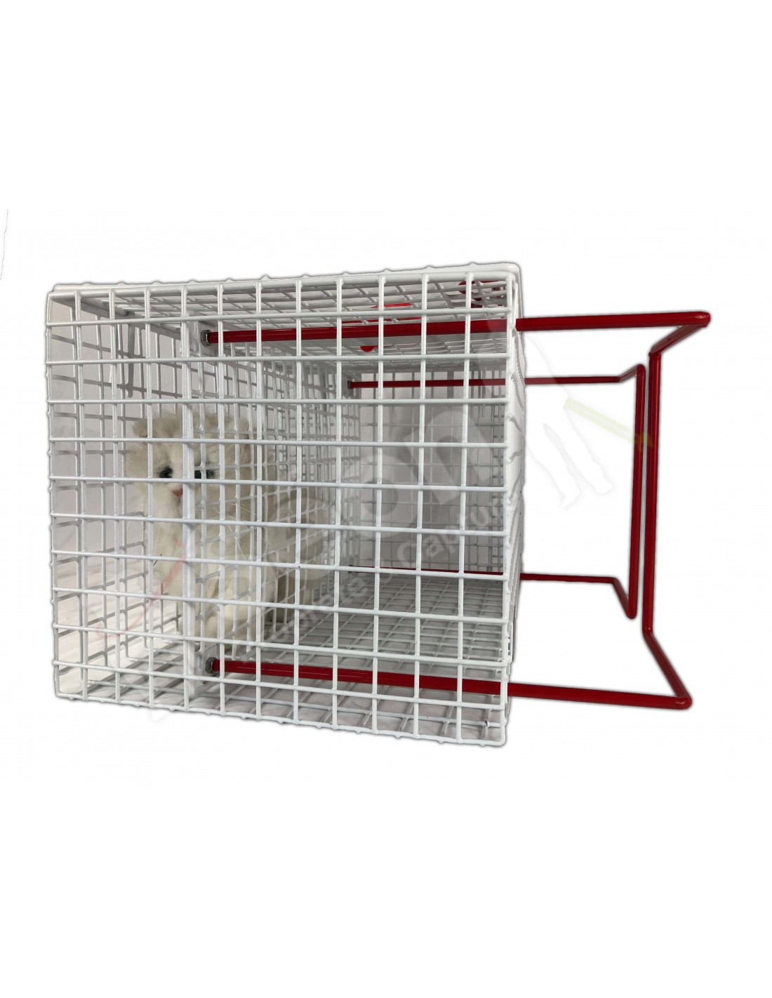 Cage contention plastifiée pour chat